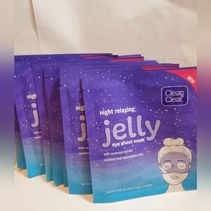 10 Clean & Clear Night Relaxing Jelly Eye Sheet Mask